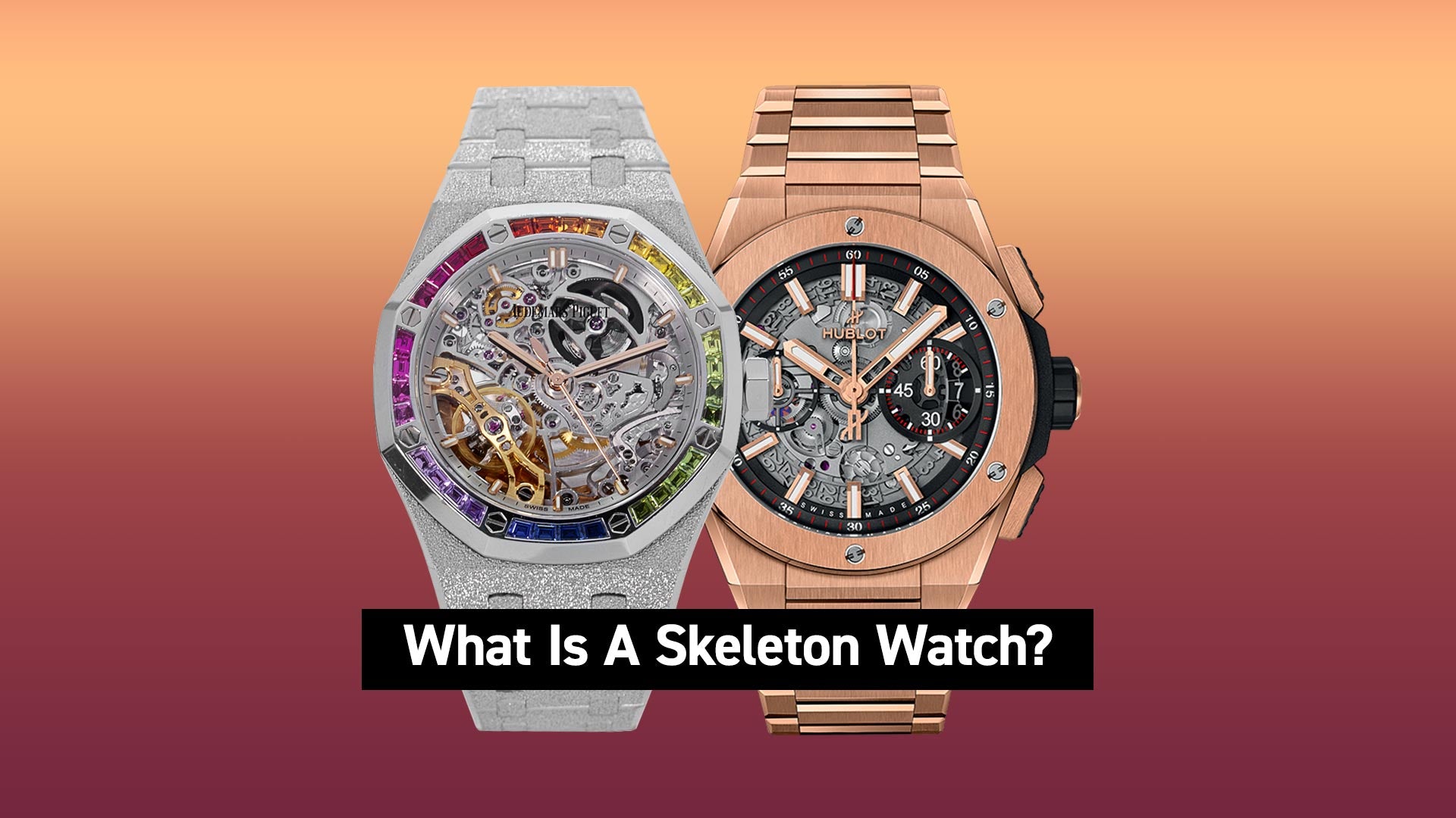 Skeleton watch online hublot