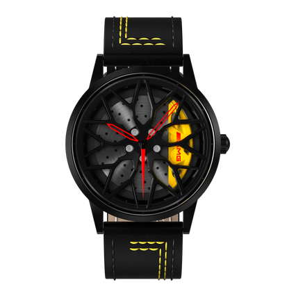 Shop Yellow Petronas 63S Gyro - Yellow Leather Strap | RS Chrono